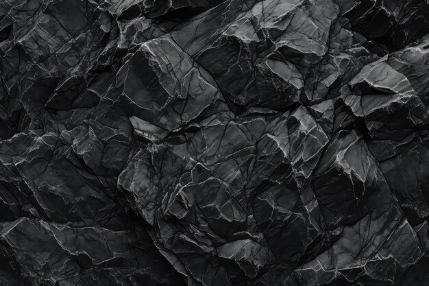 Black White Rock Texture Dark Gray Stone Granite Background