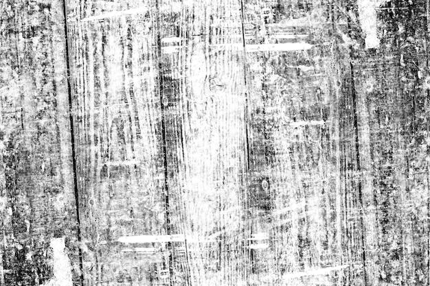 Black and white rustic old wooden plank texture for background