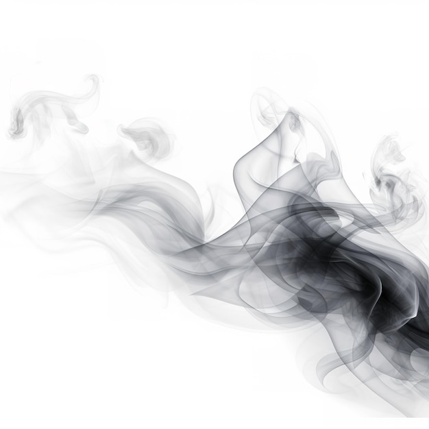 Photo black and white shape smoke