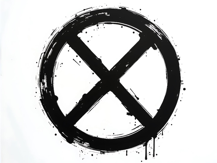 Photo 黒と白の文字でxと書かれています
