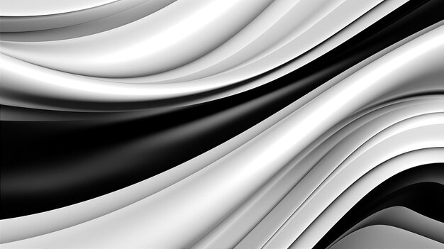 Photo black and white silver abstract background created with generative ai