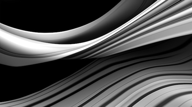 Black and white silver abstract background