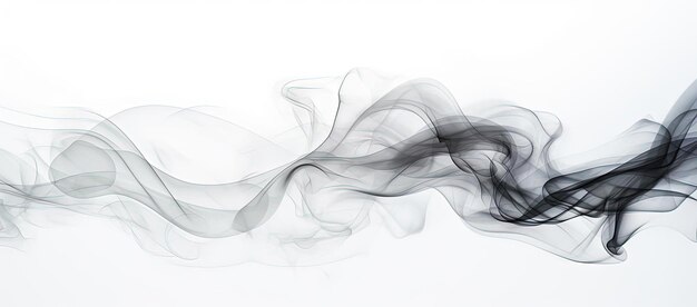 black and white smoke over the background