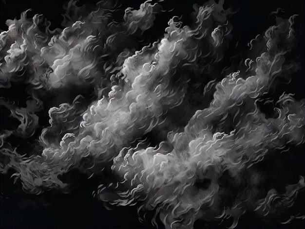 black and white smoke background