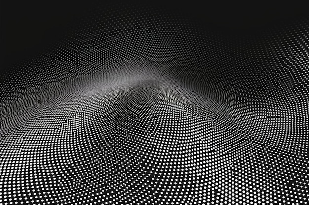 a black and white spider web with a black background