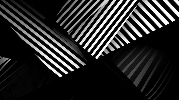Black and White Stripes Background