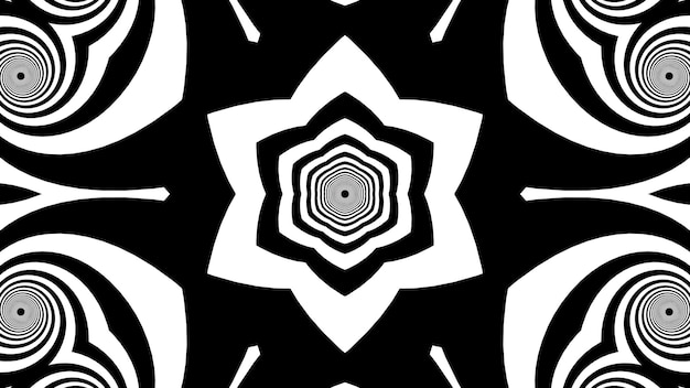 Черно-белые полосы Компьютер сгенерировал абстрактный фон 3D рендеринг