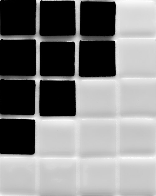 Black and white tesserae