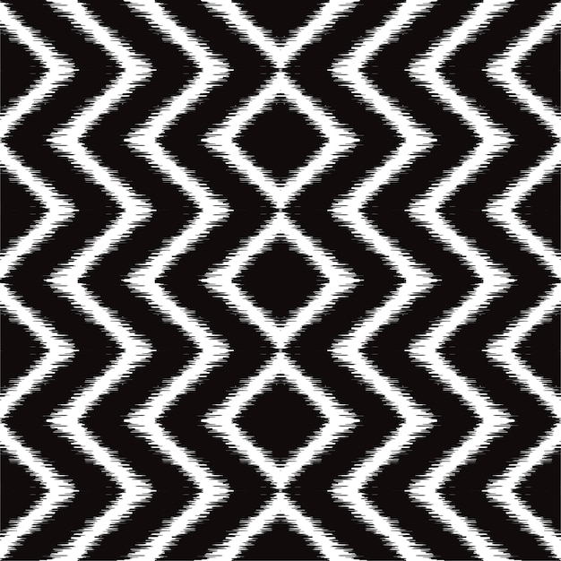 Black and white vector seamless pattern Large tracery Abstract ethnic print for fashion fabric