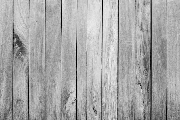 Black and white wood plank texture background