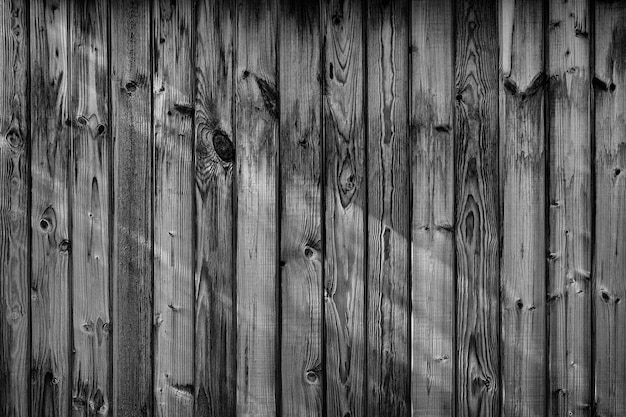 Black and white wood plank texture surface as background