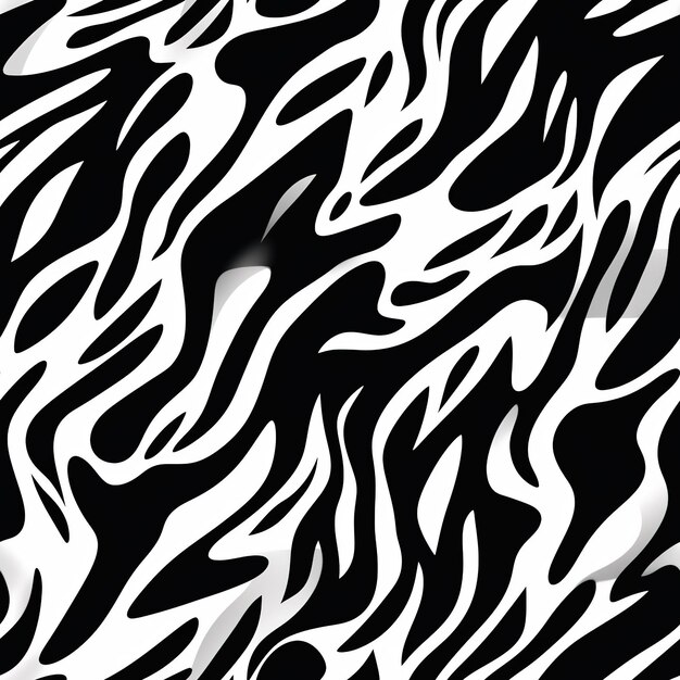 A black and white zebra pattern.