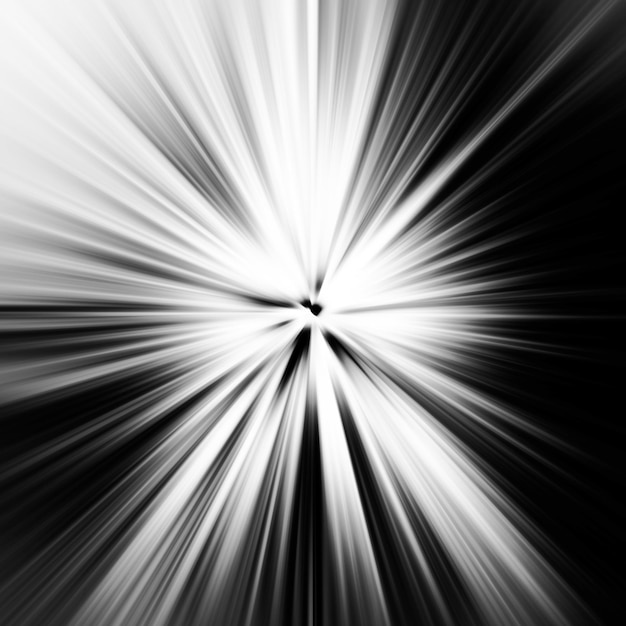 black and white zoom motion effect abstract background