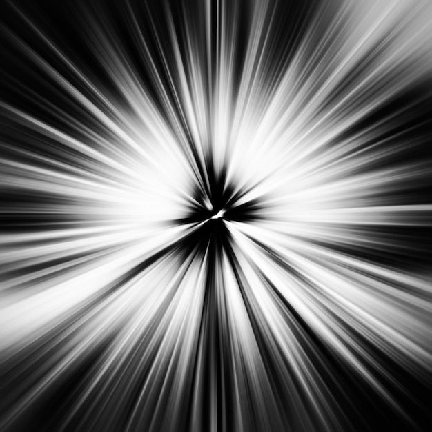 black and white zoom motion effect abstract background
