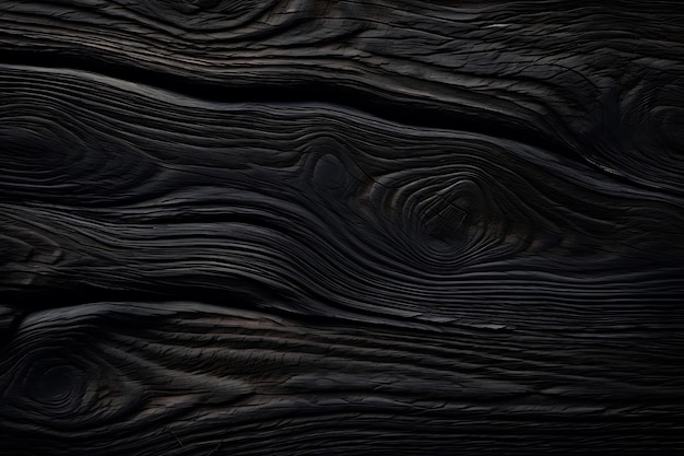 Black Wood Texture Background