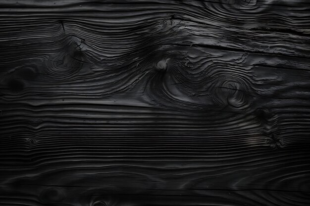 Black Wood Texture Background