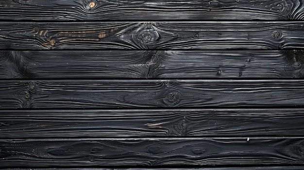 Black wood texture with natural patterns Abstract background and texture for design