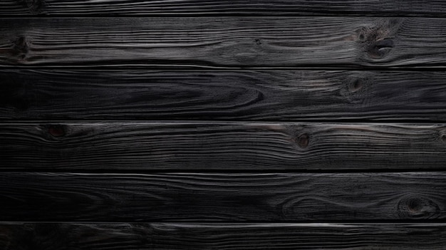 Black wood texture with a rough texture