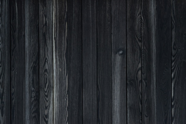 Black wooden background texture wall board floor timber old