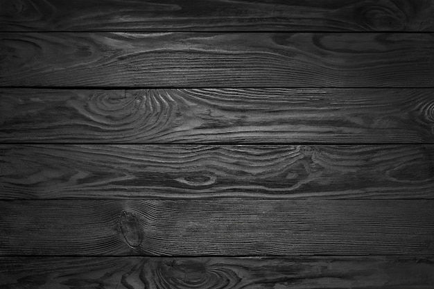 Black Wooden Texture Background