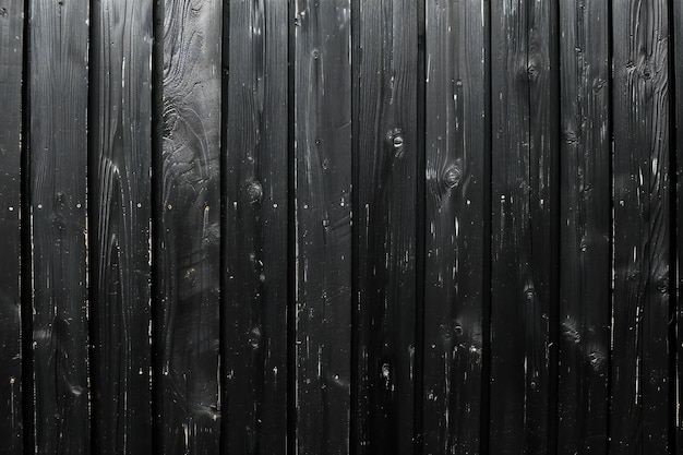 Black wooden wall background or texture Dark wood texture with natural patterns