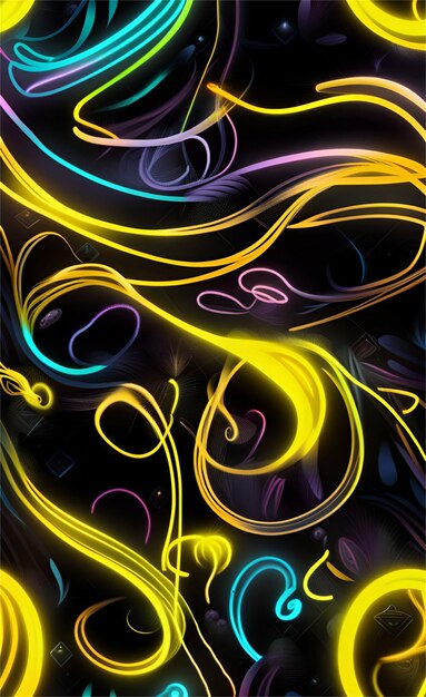 Photo black and yellow abstract background concept design