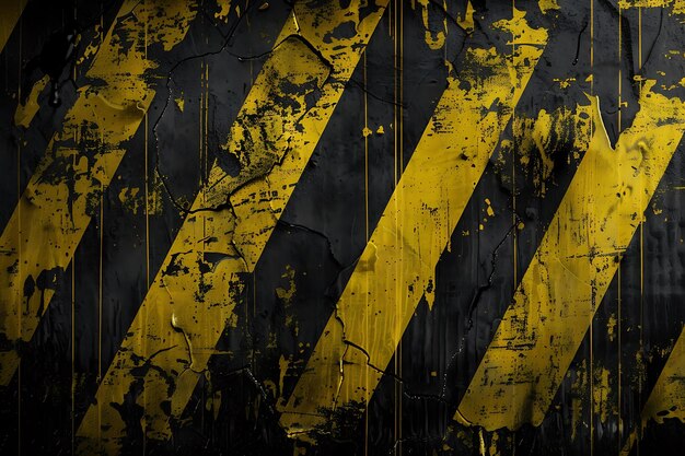 Photo black and yellow grunge abstract background design