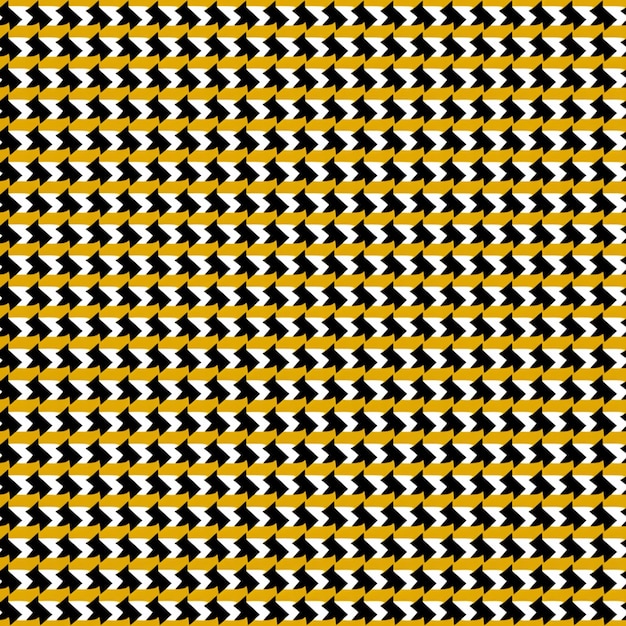 A black and yellow hounds checkered fabric with a white background generative ai