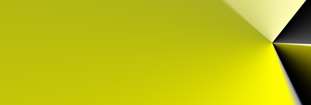 black yellow white paper web banner abstract background