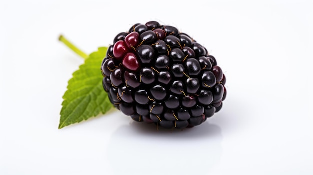 Blackberry isolated on a white background