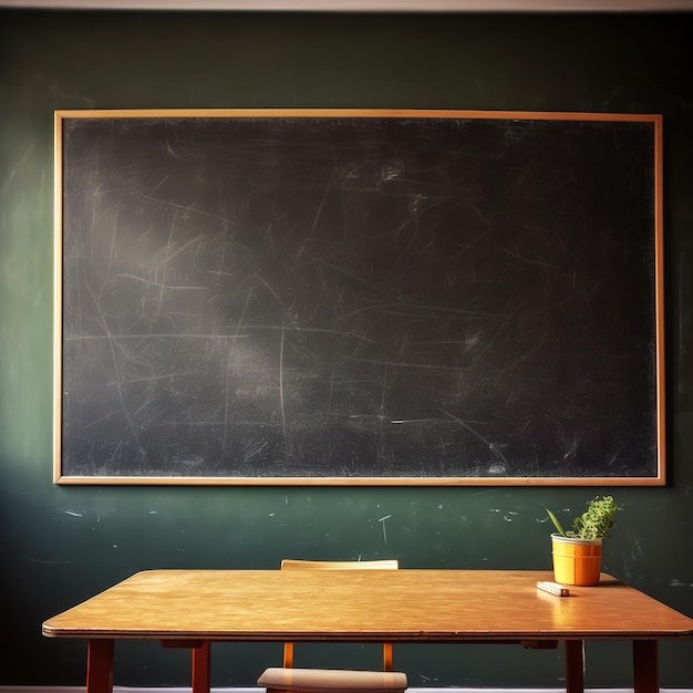 blackboard in a classroom