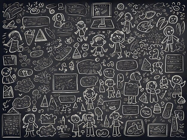 Foto blackboard creativiteitsruimteconcept abstracte achtergrond