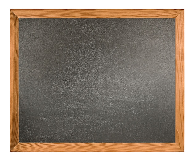 Blackboard on isolated white background