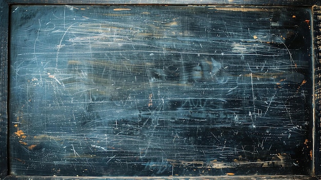 Foto blackboard textuur met witte krijt krabbels grunge achtergrond