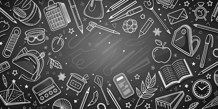 Photo a blackboard with a graphic of a cell phone and a chalkboard with a picture of a cell phone on it