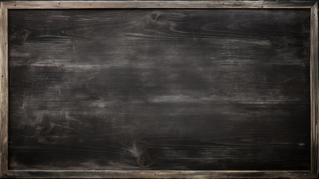 Photo a blackboard with a wooden board that says 
