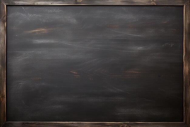 Photo blackboard with wooden frame