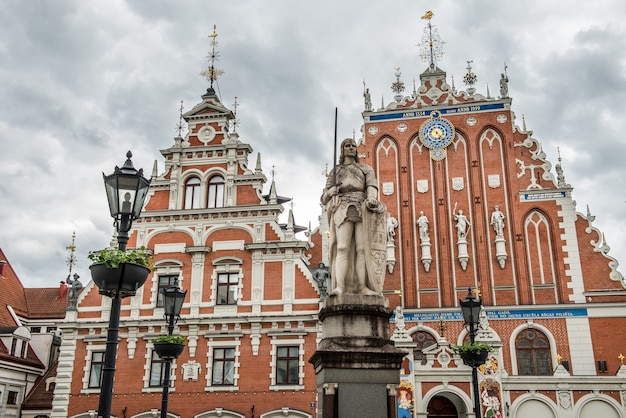 Blackheads House on the Town Hall square, Riga Latvia