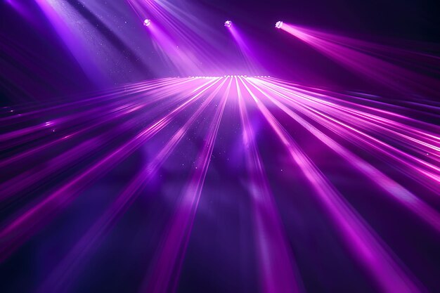 Photo blacklight light rays with ultraviolet light and purple fluo texture effect y2k collage background