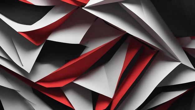 Blackwhite and red paper abstract background