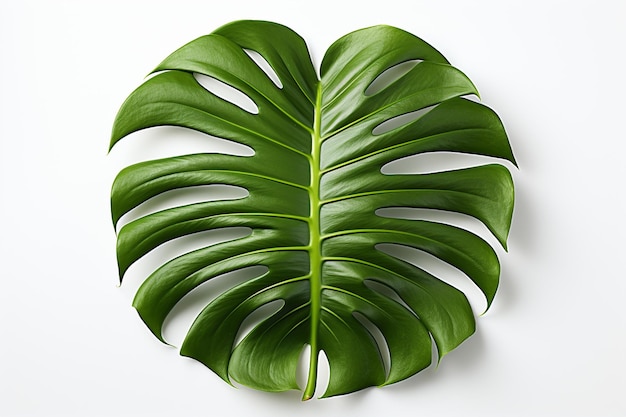 blad achtergrond plant monstera natuur tropische groene palm textuur gebladerte geïsoleerd
