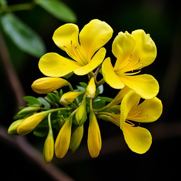 Bladder senna bloem Realistische AI gegenereerde foto's