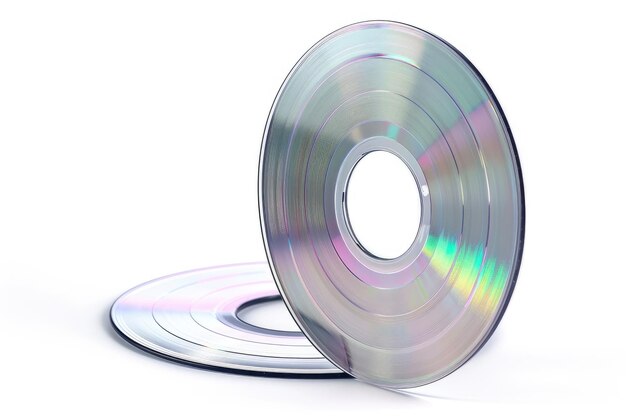 blanck cd cover isolated on white background