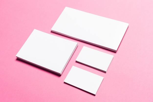 Blanco briefpapier voor branding