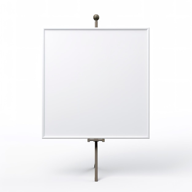 Foto blanco whiteboard op de muur