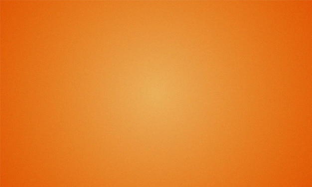 Blank background illustration design bright plain orange color gradient with grain texture