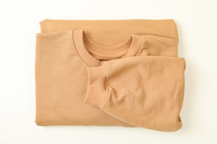 Фотография толстовка со складками blank beige