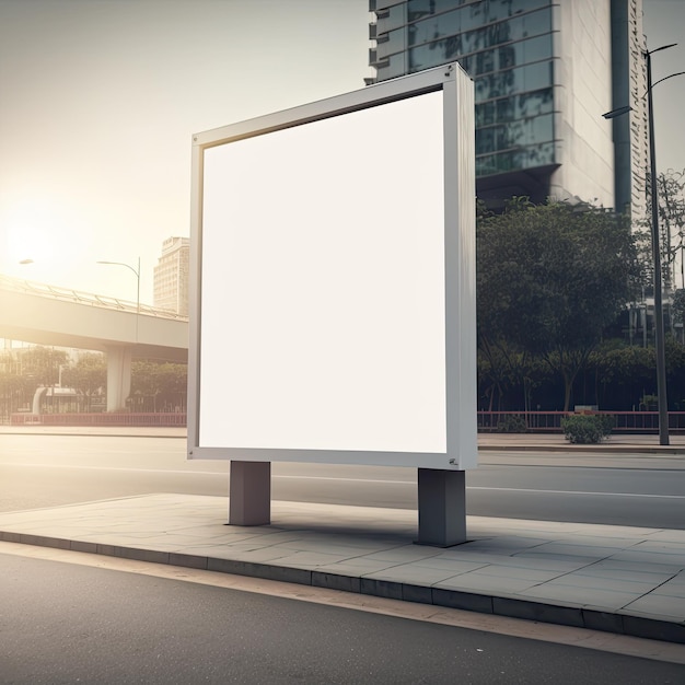 Blank Billboard for Advertisement