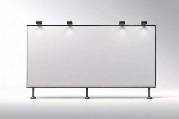 A blank billboard awaits your creativity