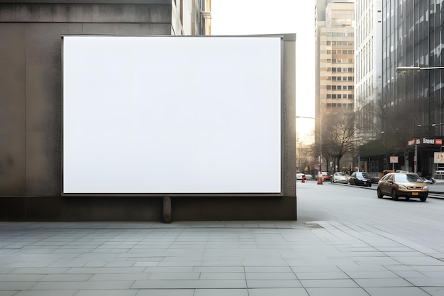 Blank billboard billboard mockup sjabloon bill board mockup display outdoor billboard scherm mockup